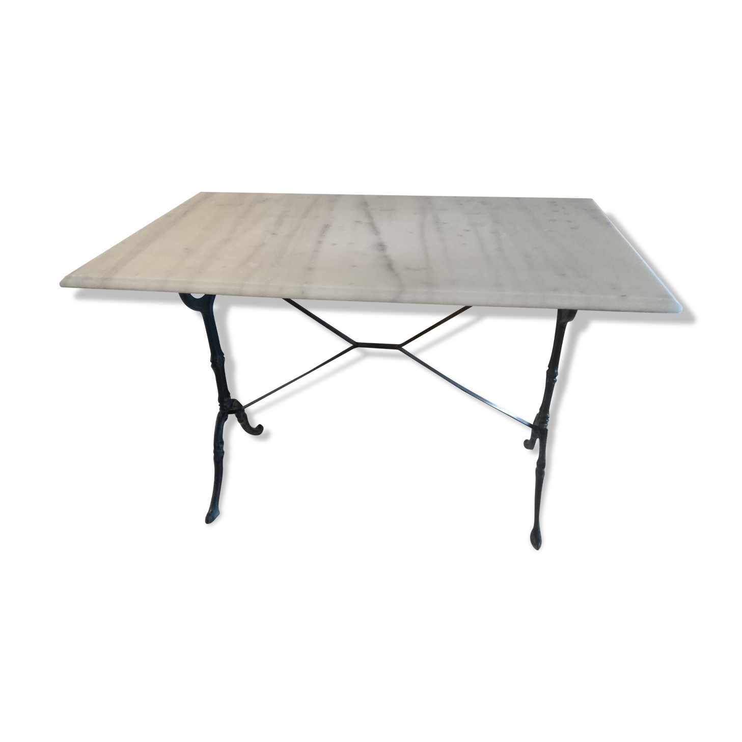 Vintage marble bistro table 1960s