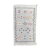Moroccan carpet ethnic grey 85 x155 cm