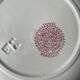 Set of 5 hollow plates Terre de Fer models "Bordeaux" Choisy Le Roi