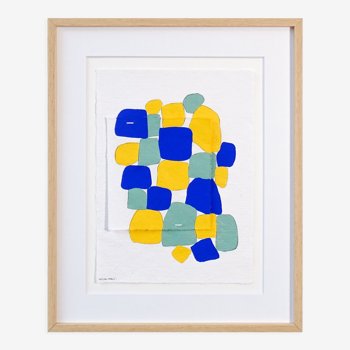 Peinture sur papier 30x24cm - Multi n°8