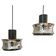 Pair of Midcentury Pendants in style of Jo Hammerborg, Denmark, 1970s