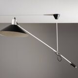 Lampe de plafond à contrepoids JJM Hoogervorst Anvia Pays-Bas 1957