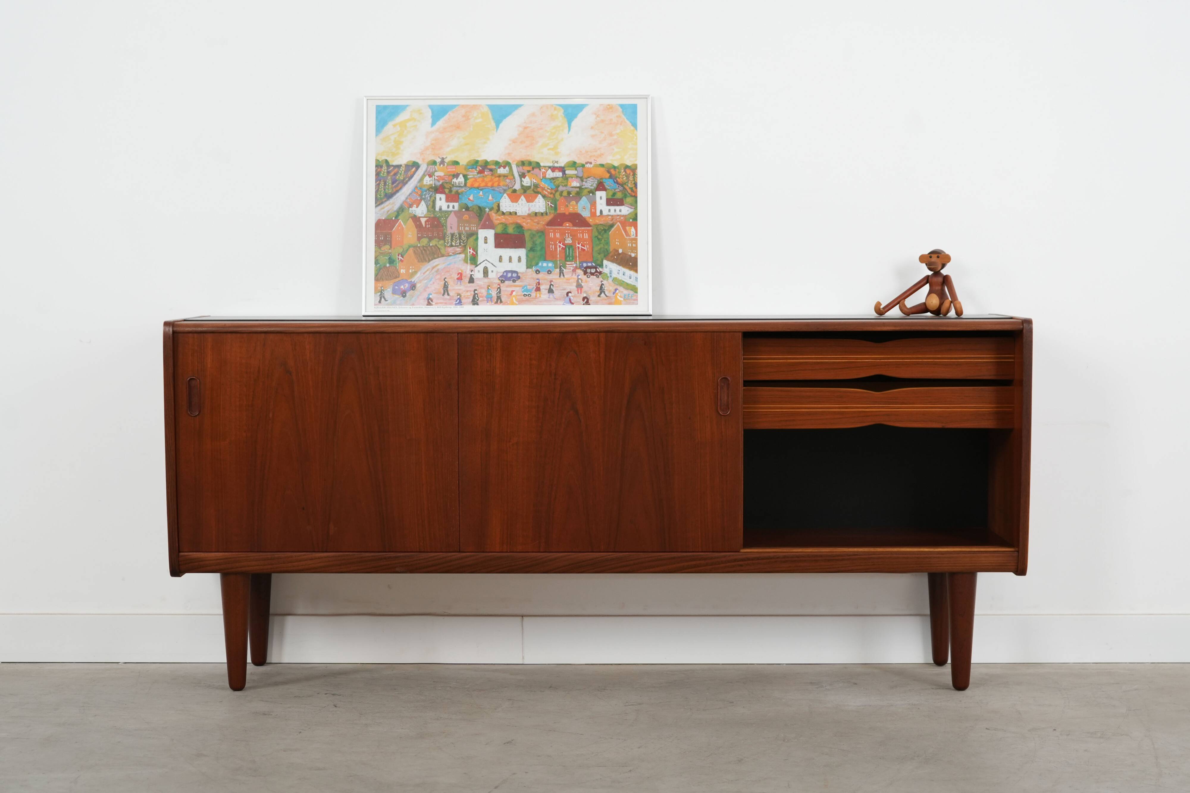 Teak sideboard, Danish design, 1970s, production: Denmark