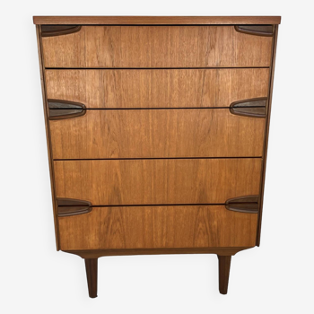 Commode vintage design unique 1960