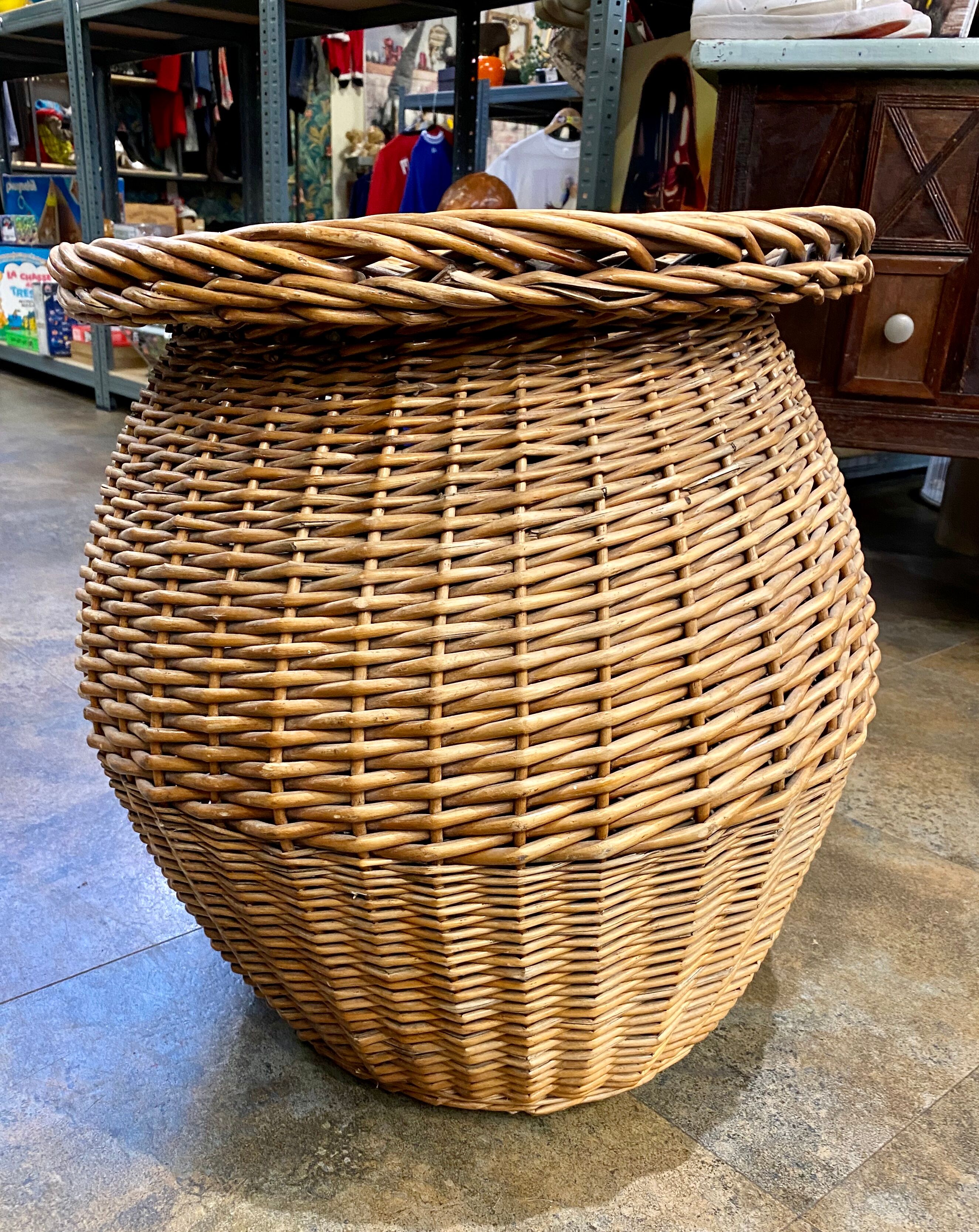 Panière osier vintage | Atelier du petit parc