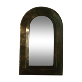 Oriental brass mirror