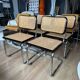 4 Cesca B32 chairs by Marcel Breuer