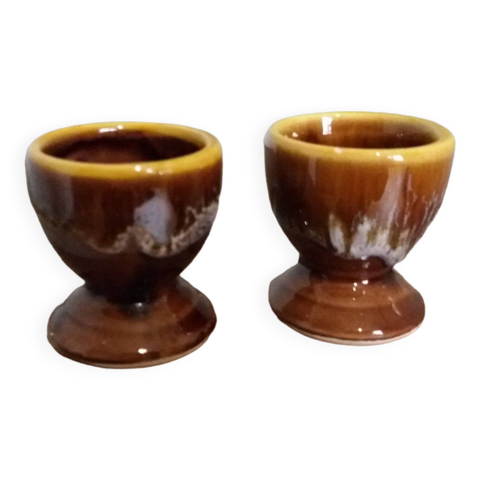 Coquetiers céramique flammée