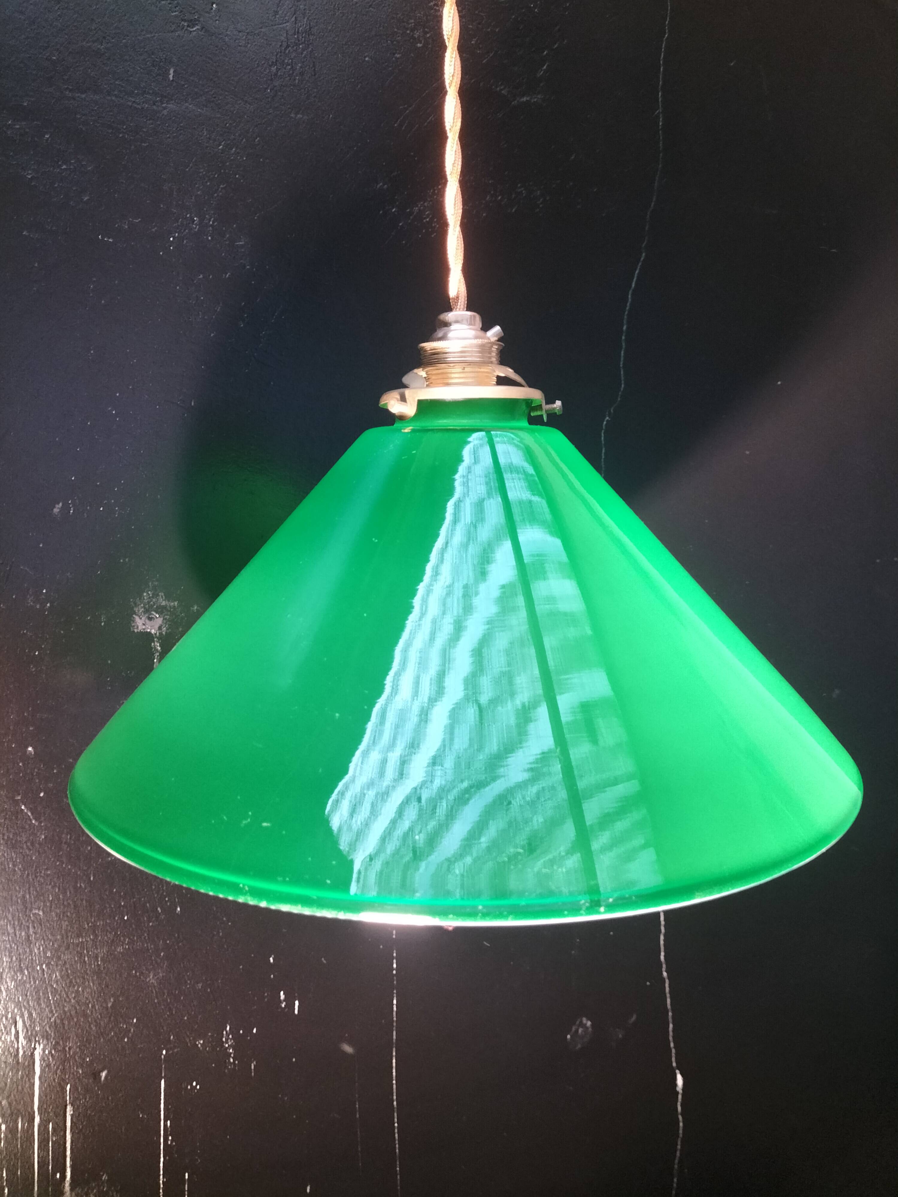 Suspension opaline verte