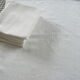 Lot de 6 serviettes de table coton damassé , monogramme B  L