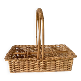 Basket Woven wicker glass holder