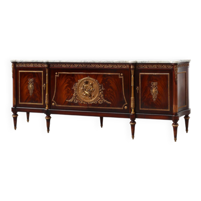Buffet en acajou de style Louis XVI de haute qualité du XXe siècle par EP Ehalt