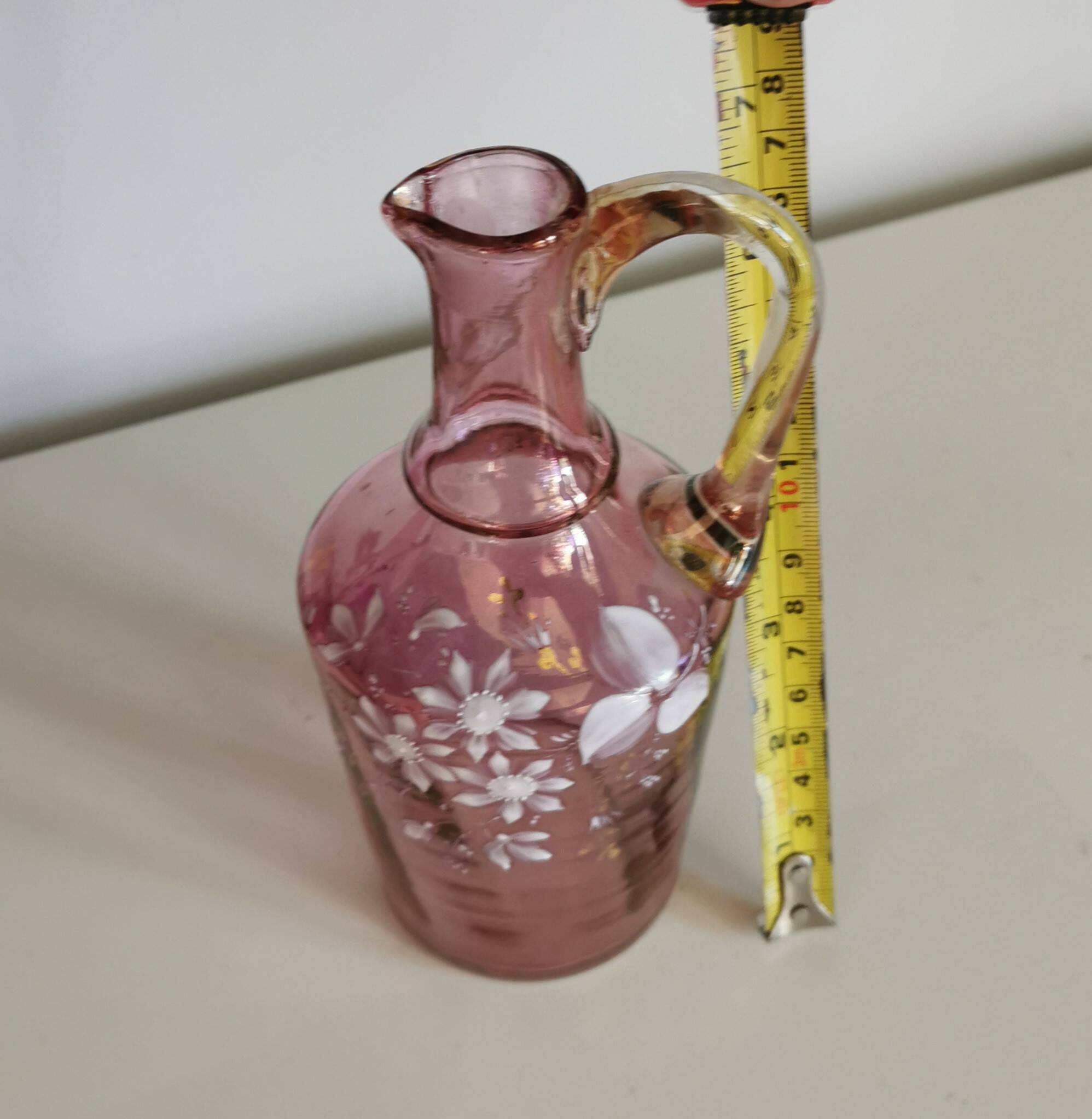 Licorera / jarra francesa y vasos – art noveau