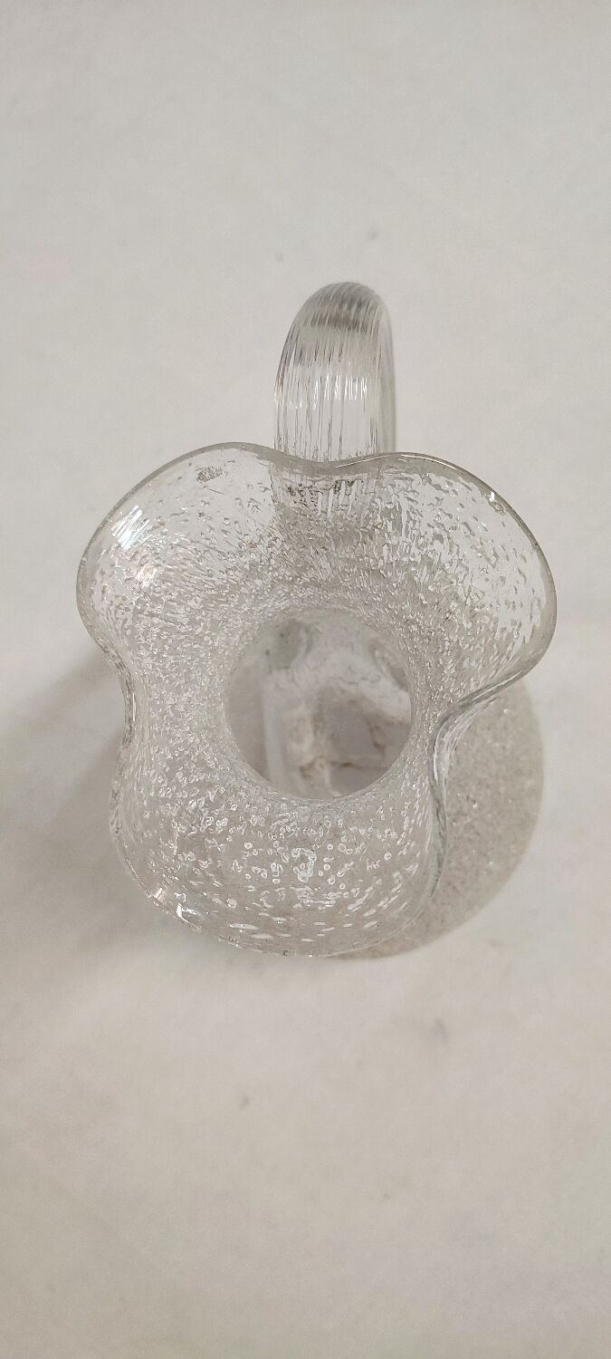 Murano glass vase Italy 1970s