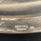 Saucière en métal argenté Christofle modèle Perles XXème