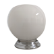 Art Deco ceiling lamp in white opaline