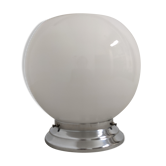 Art Deco ceiling lamp in white opaline