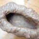 Mid-century wooden 'root' bowl
