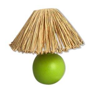lampe à poser verte