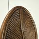 Ensemble table et quatre chaises en osier et bambou par Vivai Del Sud, 1970