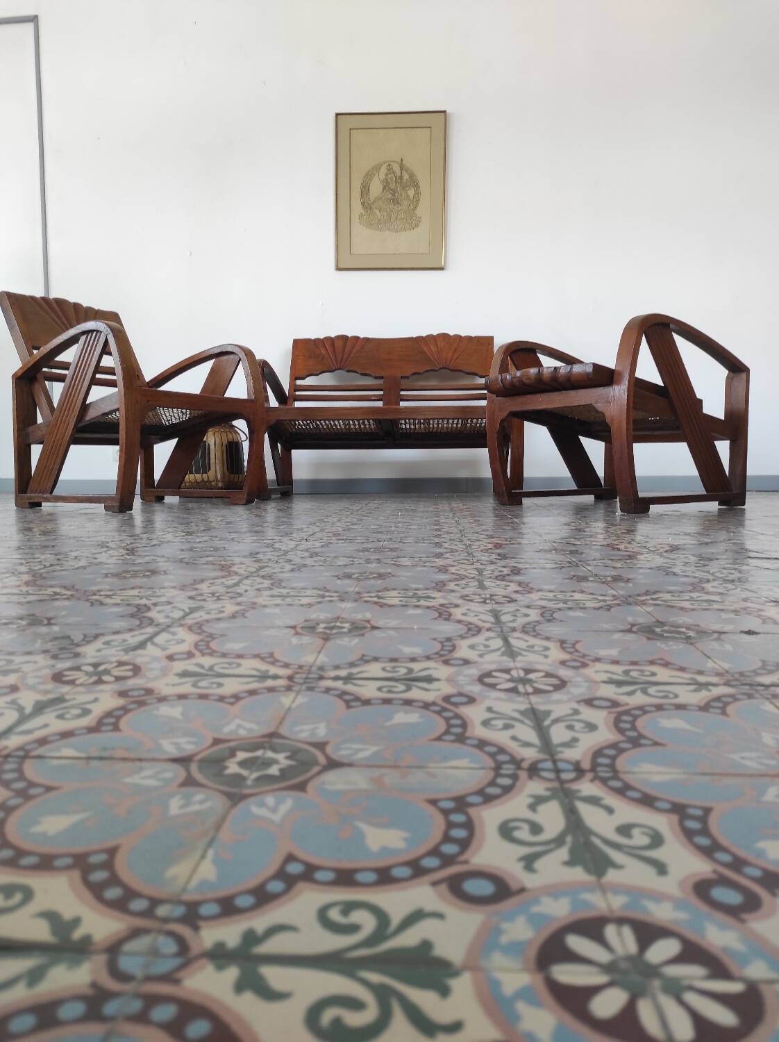Burmese teak garden furniture