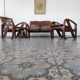 Burmese teak garden furniture