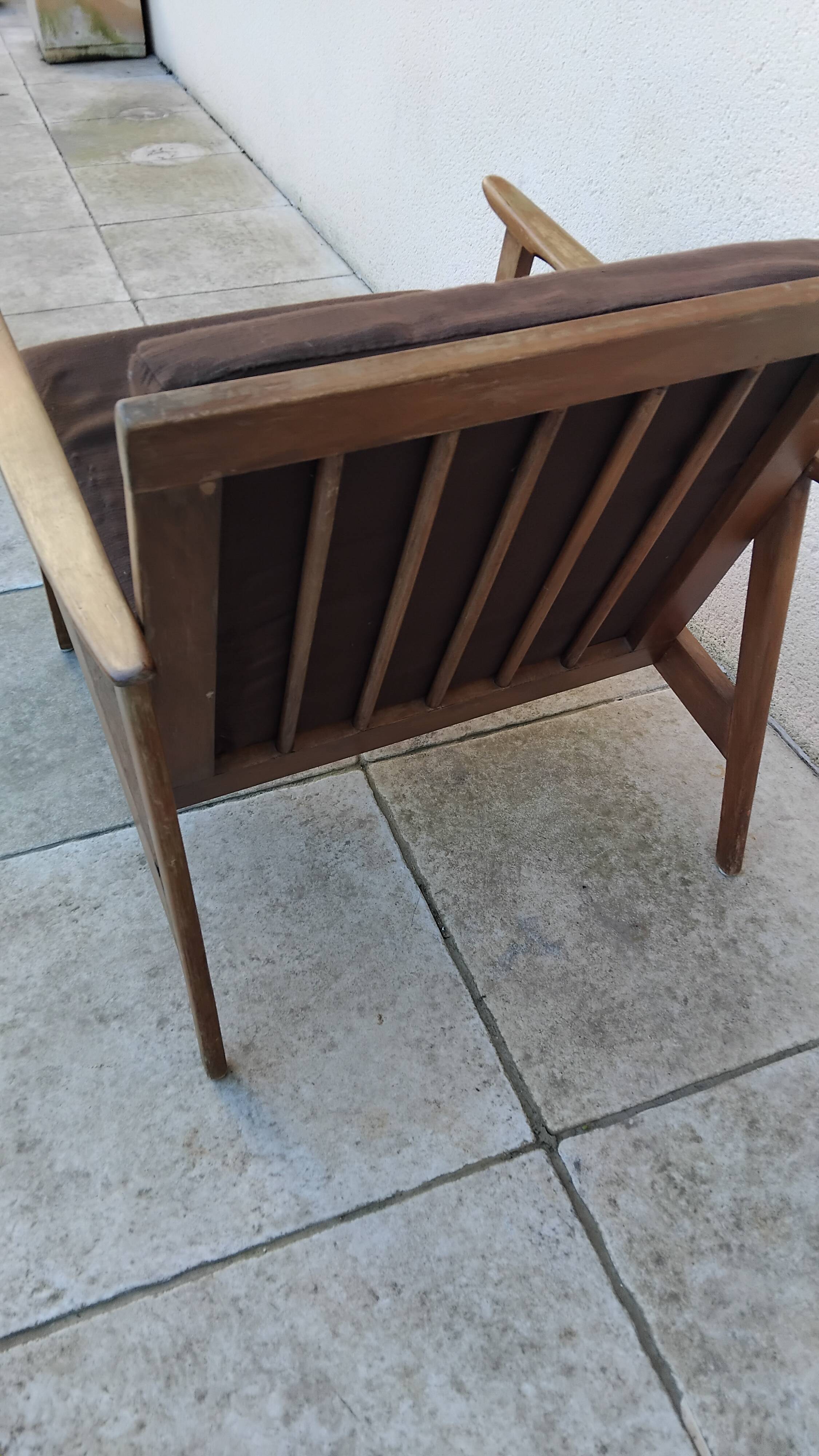 Fauteuil scandinave danois vintage année 50