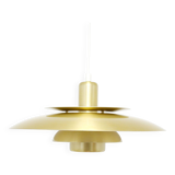 Lampe danoise vintage en laiton, années 1970