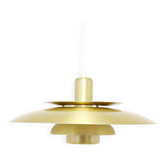Vintage Danish lamp i n brass, 1970's