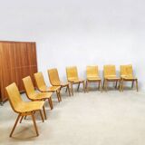Set of 16 stackable designer chairs – Roland Rainer