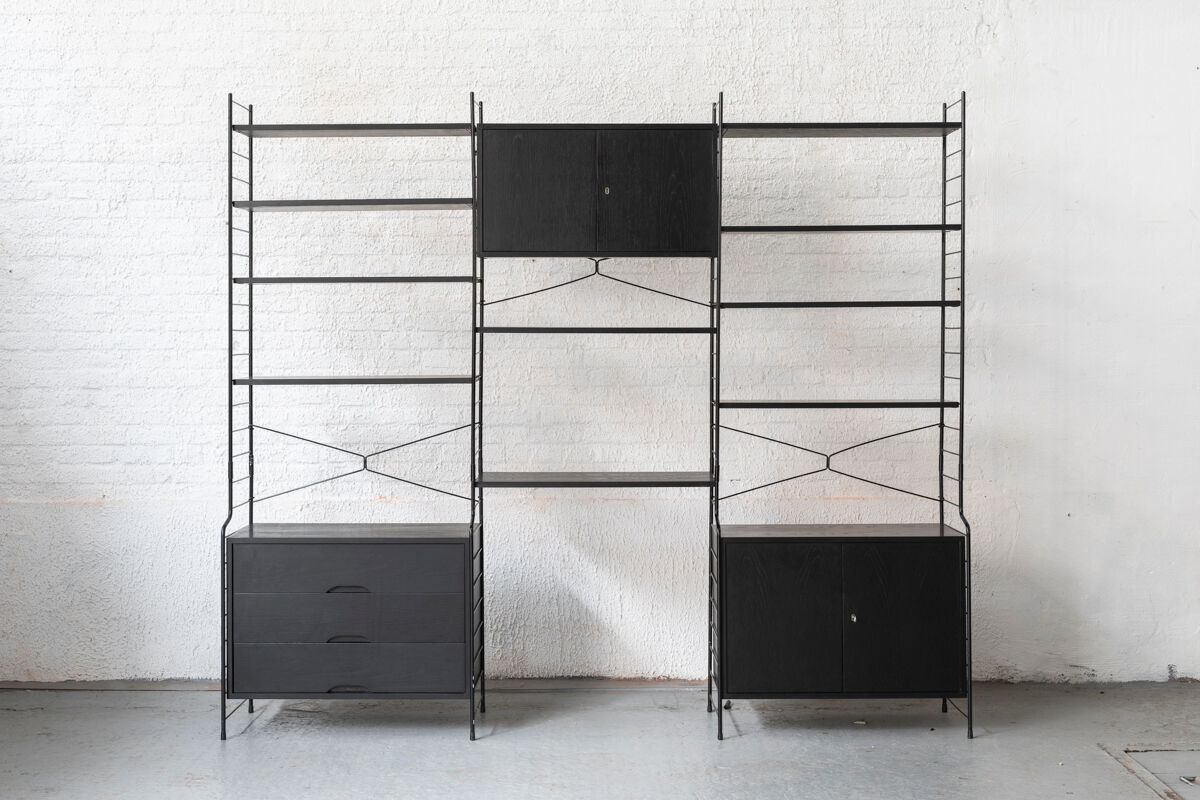3-Bay shelving system by WHB, Germany, 1960’s