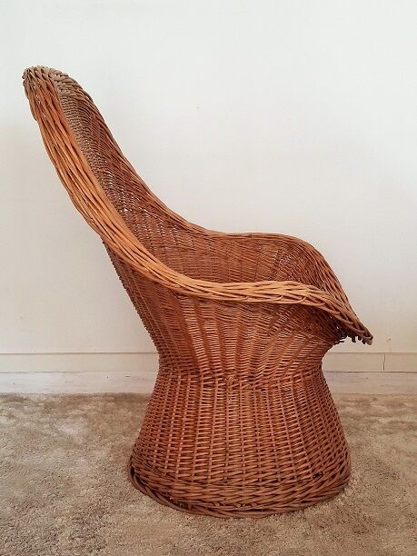 Adult armchair easy flesh rattan