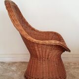 Adult armchair easy flesh rattan
