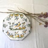 Piedestal earthenware coaster Lallier Moustiers