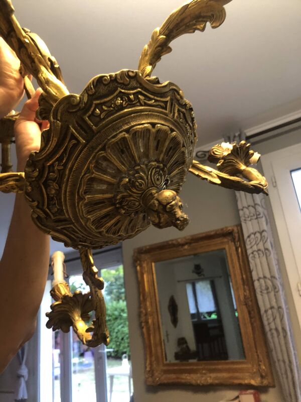 Lustre en bronze