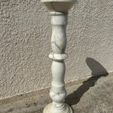 Luminous marble column