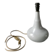Lampe en grès ton gris bleu des années 70