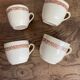 Lot de 4 tasses à café en grès