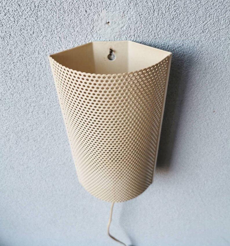 David GL Belysning 70s vintage metal wall lamp