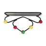 Wall coat rack with 5 colored balls