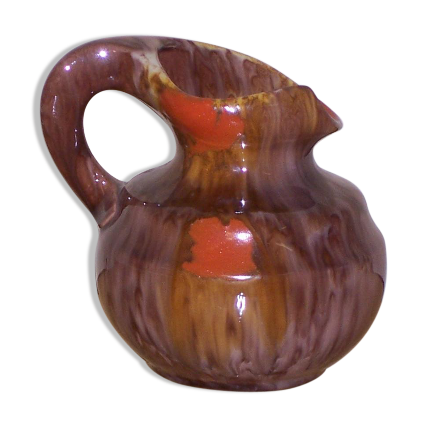 Pitcher ceramic driehoek, 30's