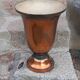 Art Deco tulip lamp in copper metal, 42.5cm from the 1930s.