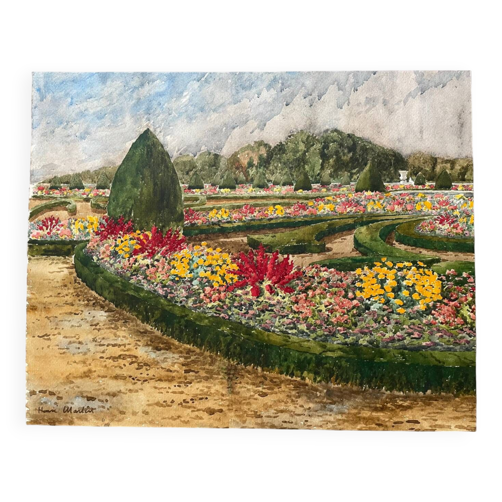 Henri Martin Versailles Palace Park Painting