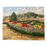 Tableau parc du chateau de Versailles Henri Martin