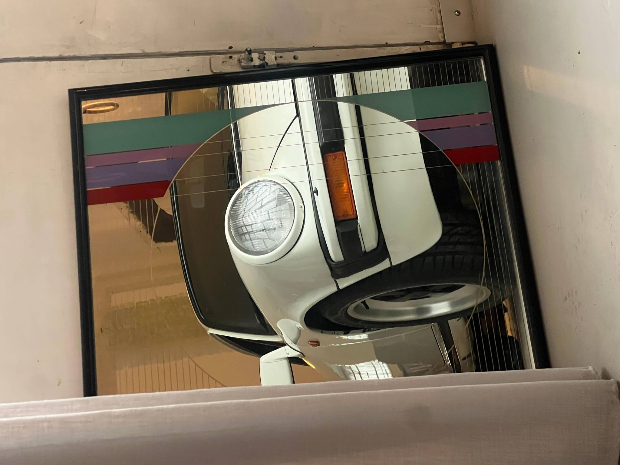 Art/Design Mirror by Eugenio Carmi for Acerbis 1980's