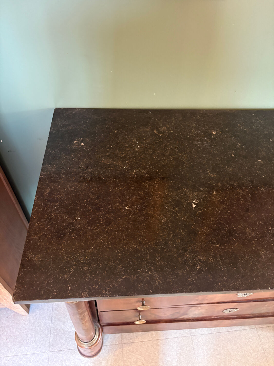 Empire commode with detached columns