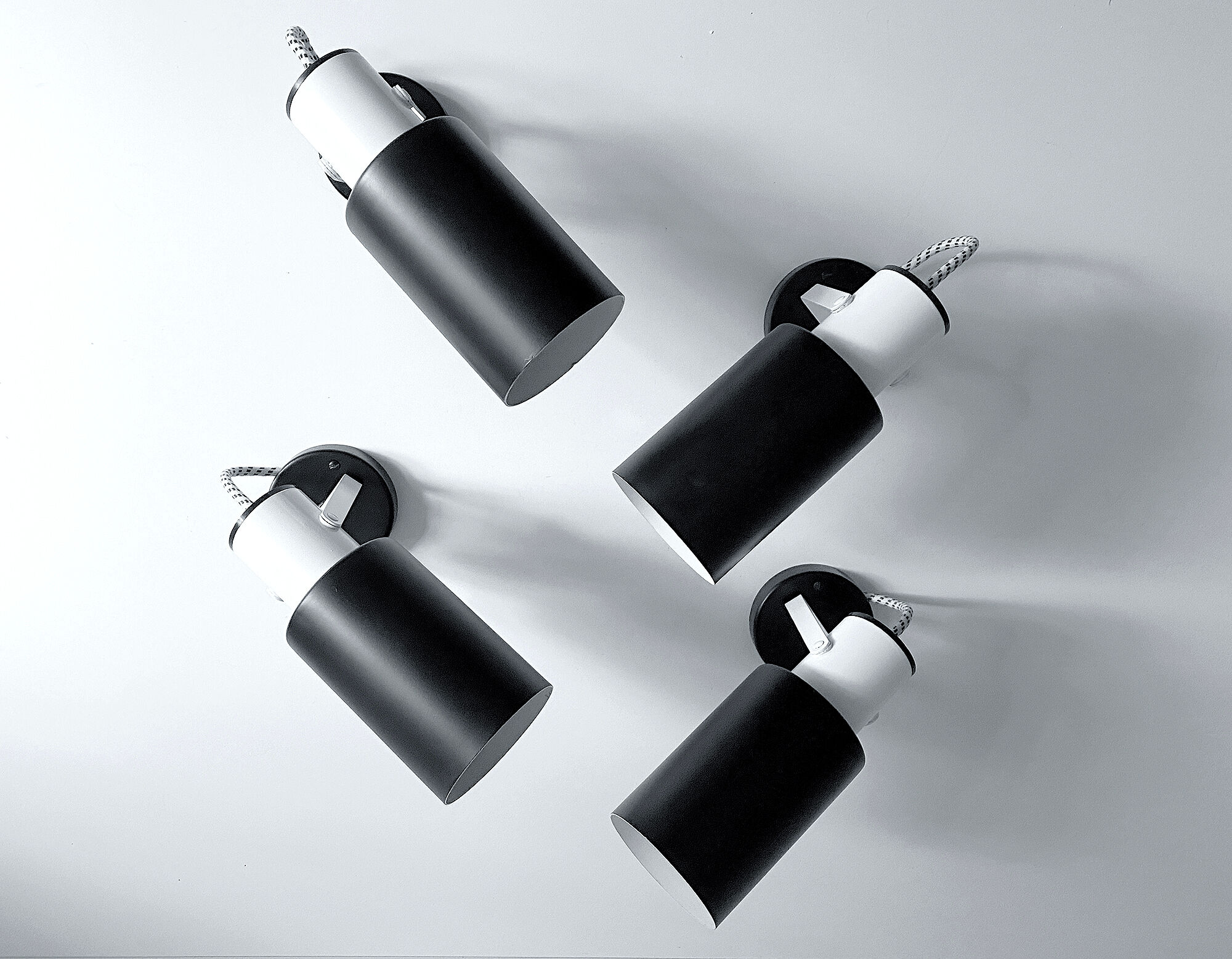 4 vintage Lita wall lights, 1960s