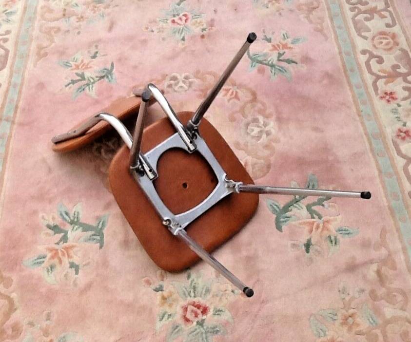 Tublac France 1960s design modular chair and stool