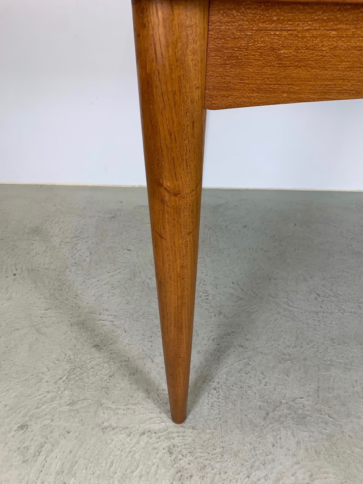 Table à manger en teck danois par Kai Kristiansen années 1960