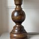 Lampe en bois tourné